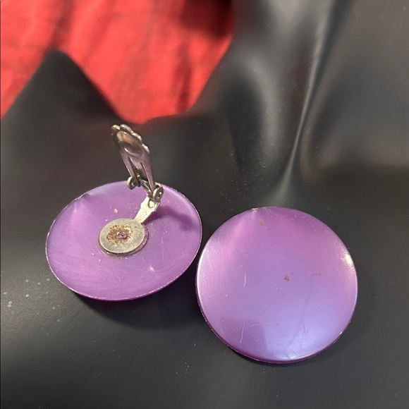 Jewelry - Purple Clip-On Earrings